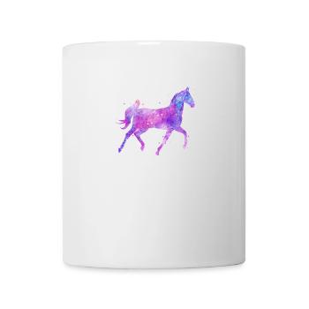 Horse Colorful Watercolors With Glitter - Mug - white - Front