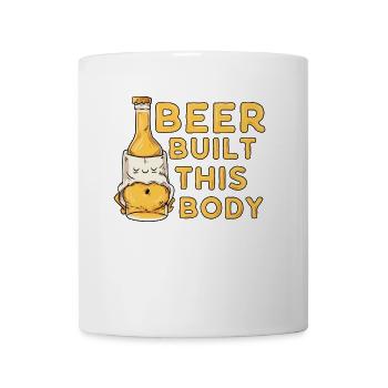 Lustiger Bierbauch Für Bierliebhaber Und Genießer - Tasse - Weiß - Vorne