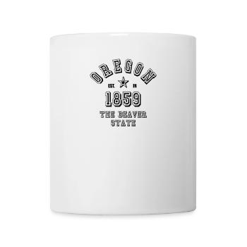 Oregon USA - Mug blanc - blanc - Devant