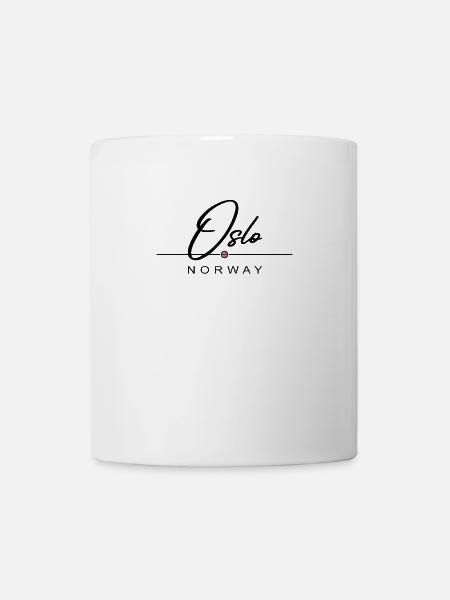 Oslo Norwegen - Tasse - Weiß
