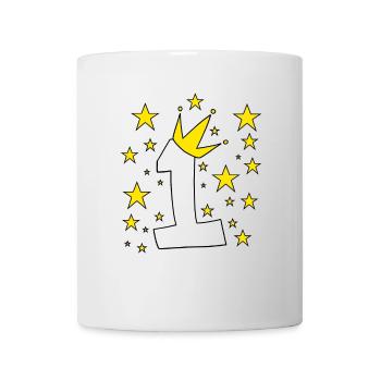 1 year al - 1 birthday - Mug - white - Front