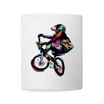 BMX Bike - BMX Riding - BMX Bike - Mug blanc - blanc - Devant