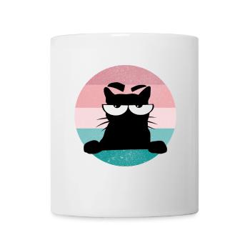 Motif du chat Pas de bouc de muffins du matin - Mug blanc - blanc - Devant