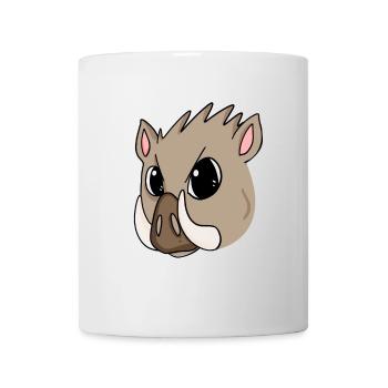 Sanglier - Mug blanc - blanc - Devant
