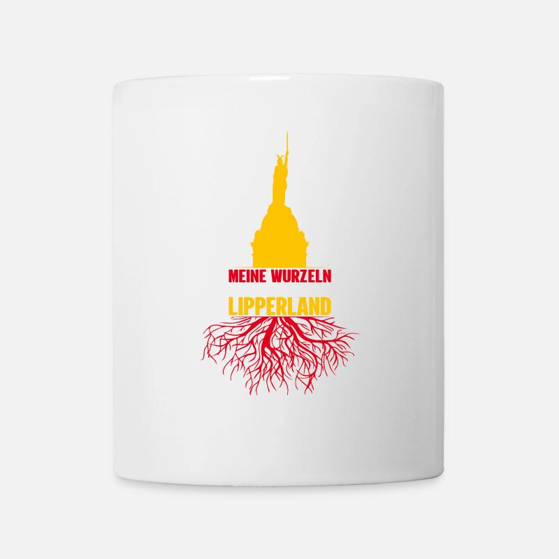 Lippe Lipperland Hermannsdenkmal Kreis Lippe - Tasse - Weiß
