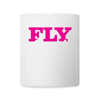 Pilote Fille Aviation Flying - Mug blanc - blanc - Devant