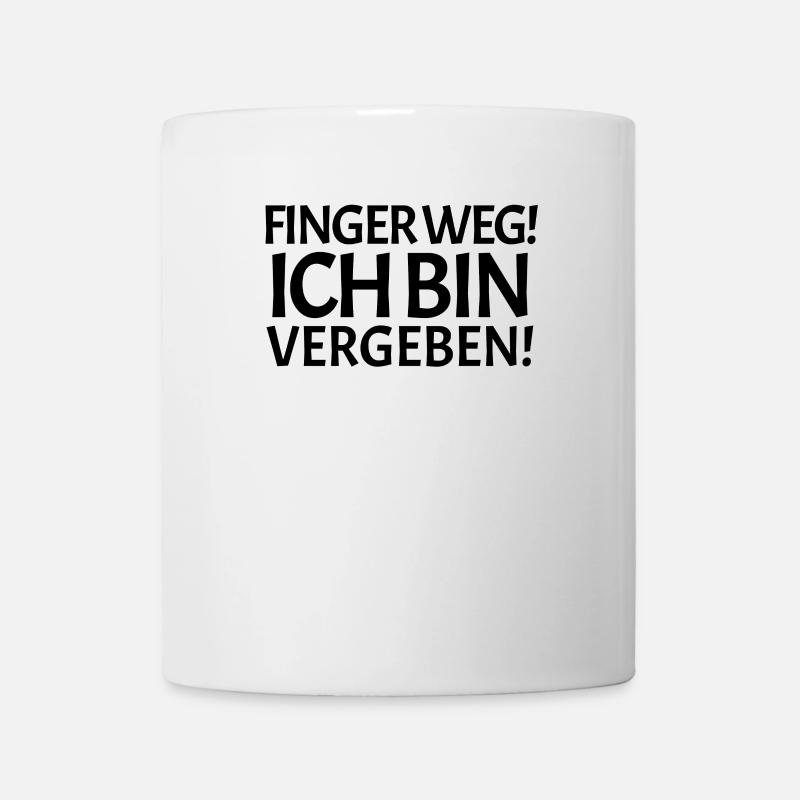 Vergeben Spruch - Tasse - Weiß