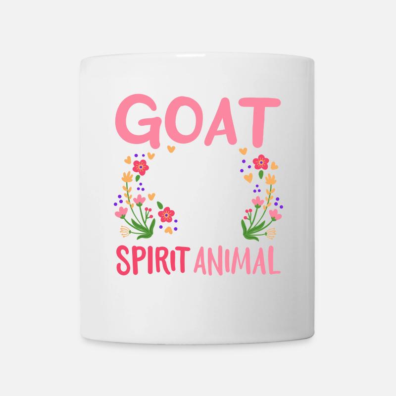 Goat goat keeper goat herder - Mug - white