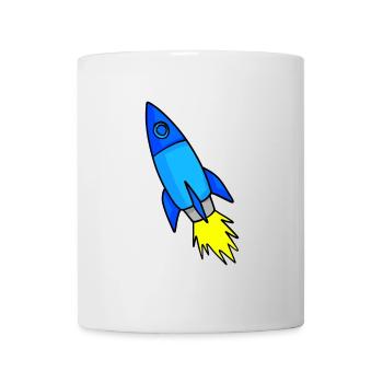 Rocket in space - Mug - white - Front