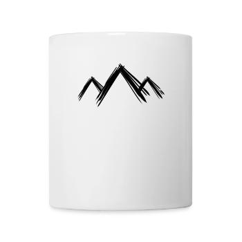 Berg Berge Wandern - Tasse - Weiß - Vorne