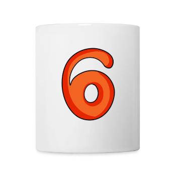 Numéro 6 - Mug blanc - blanc - Devant
