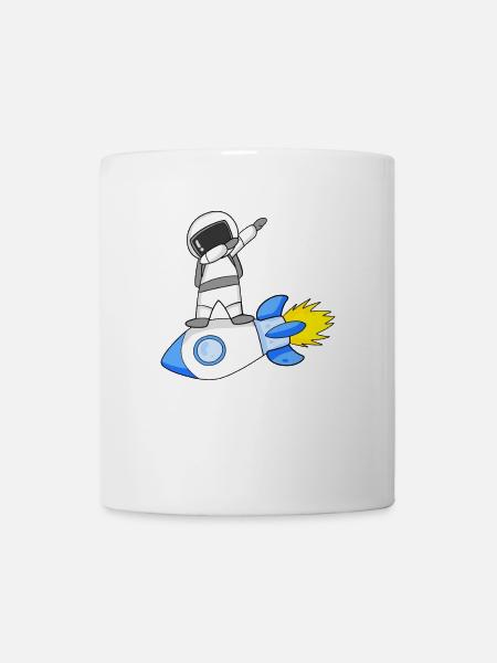 Astronaut Dabbing - Tasse - Weiß