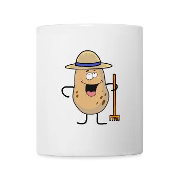 Potato Farm Farmer Vegetable Organic Garden Harvest - Mug - white - Front