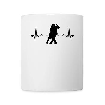 Tango Argentino Heartbeat Tango Tänzer Tanzpaar - Tasse - Weiß - Vorne