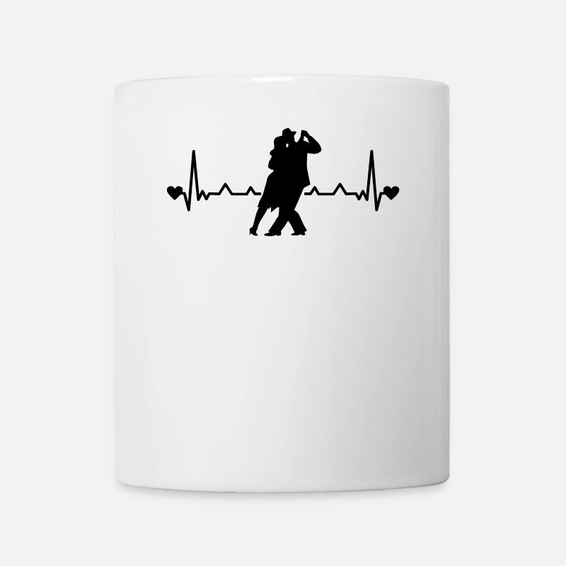 Tango Argentino Heartbeat Tango Danseur Couple - Mug blanc - blanc
