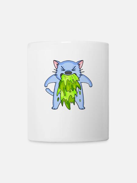 Erbrechen - Tasse - Weiß