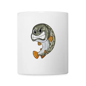 Brochet - Mug blanc - blanc - Devant