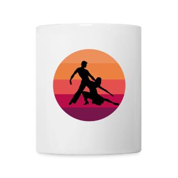 Latin danse couple Salsa Paso Doble - Mug blanc - blanc - Devant