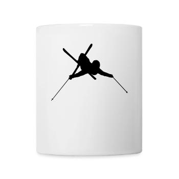 Skifahren Slopestyle Skifahrer Freerider Ski Frees - Tasse - Weiß - Vorne