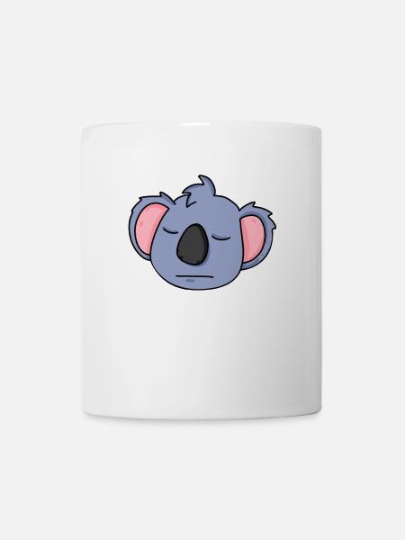 Koala Kopf - Tasse - Weiß