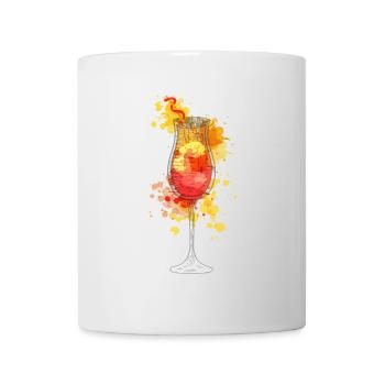 Aperolspritz Cocktail - Mug blanc - blanc - Devant