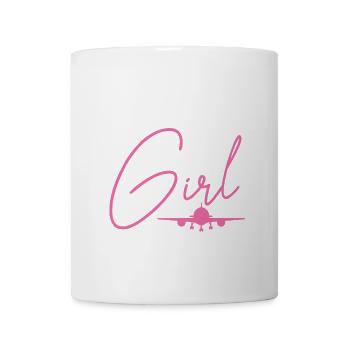 Flugzeug - Tasse - Weiß - Vorne