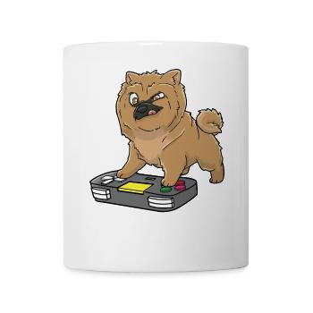 Chow Chow Gamepad Kawaii - Tasse - Weiß - Vorne