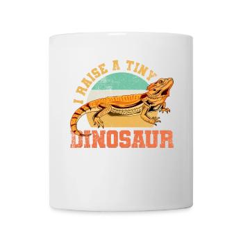 Bartagame Eidechse Reptil Vintage - Tasse - Weiß - Vorne
