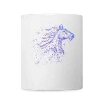 Chevaux Chevaux cheval équitation équitation cadeau - Mug blanc - blanc - Devant