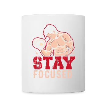 Gym Fitness Bodybuilding - Mug - white - Front