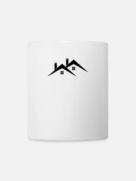 Dach - Tasse - Weiß