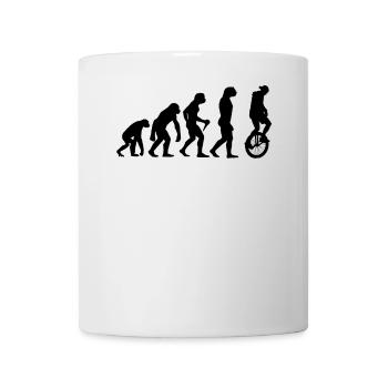 Développement Unicycle pilote Evolution monocycle - Mug blanc - blanc - Devant