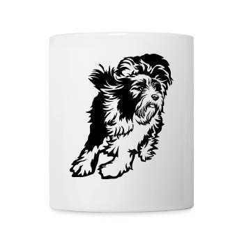 Bearded Collie - Mug blanc - blanc - Devant