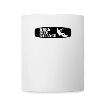 Kitesurfer Kite Work Balance Kitesurf Kitesurf - Mug blanc - blanc - Devant