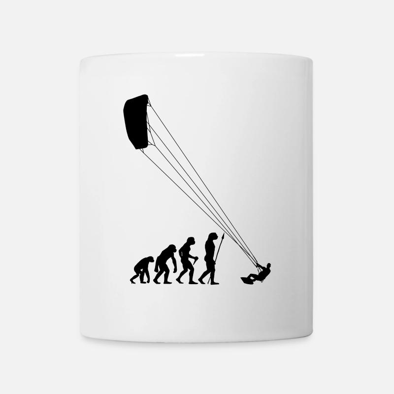 Surf Evolution Kitesurf Kitesurf surf sur surf - Mug blanc - blanc