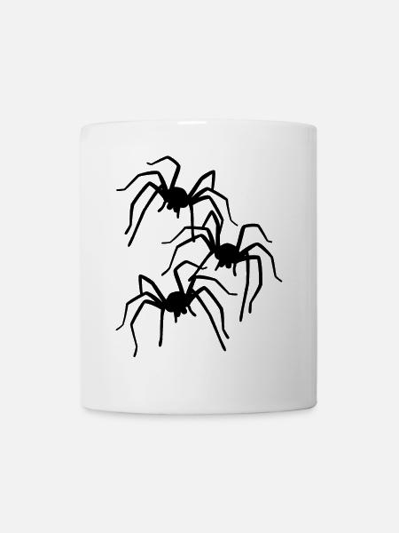 Spinnen Spinnen Phobie Angst Panik Horror - Tasse - Weiß