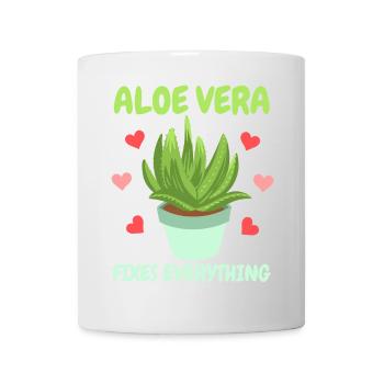 Aloe Vera Succulents - Mug - white - Front