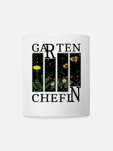 Garten Chefin - Tasse - Weiß