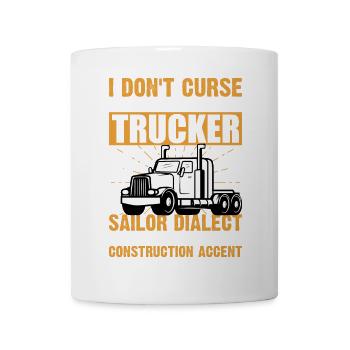 Fierté Trucker Sailor Dialect - Mug blanc - blanc - Devant