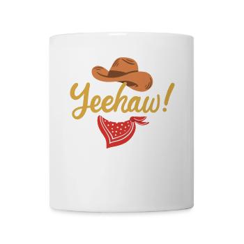 Cowboy Yeehaw Western Country - Mug - white - Front