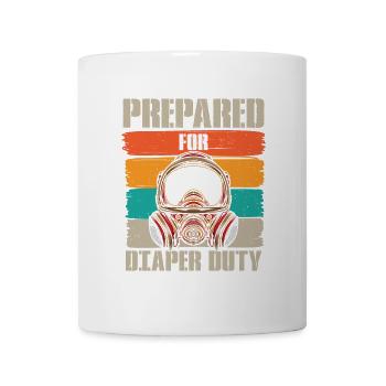 Diaper duty - Mug - white - Front