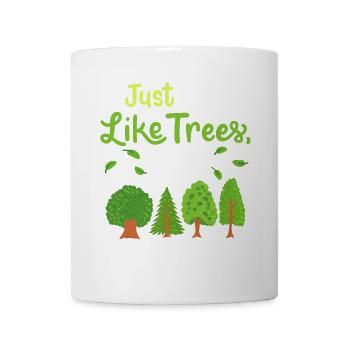 Bäume Wald - Tasse - Weiß - Vorne