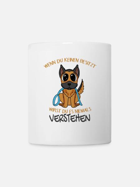 Deutscher Schäferhund - Tasse - Weiß
