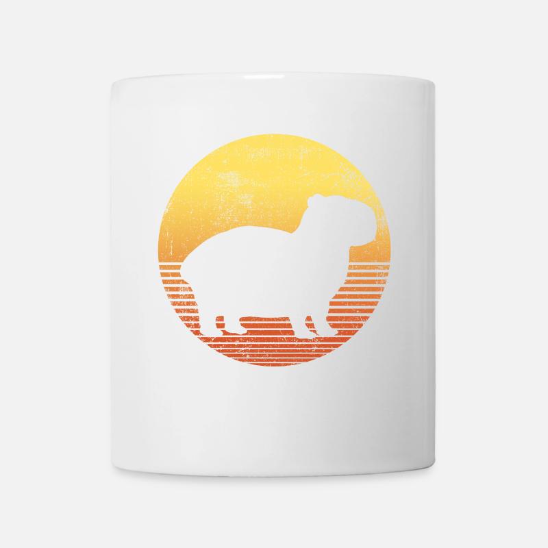 Capybara Vintage - Mug - white