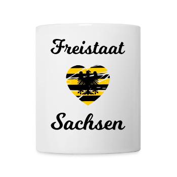 Freistaat Sachsen - Tasse - Weiß - Vorne