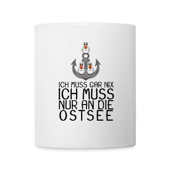 Ostsee Urlaub Geschenk - Tasse - Weiß - Vorne