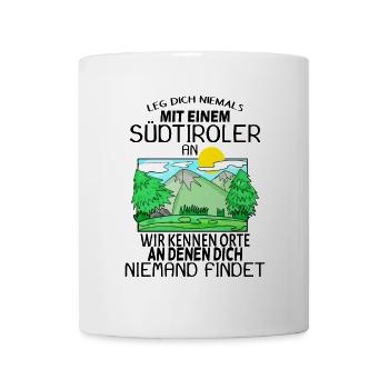 Südtirol Südtiroler - Tasse - Weiß - Vorne