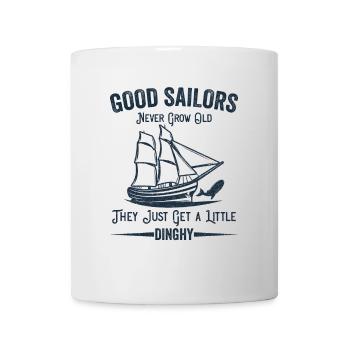 Les bons marins n’ont jamais de vieille citation de voile humoristique - Mug blanc - blanc - Devant