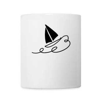 Segler Welle Segeln Segelsport - Tasse - Weiß - Vorne
