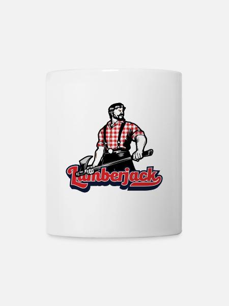Bûcheron Bûcheron Bûcheron Menuisier - Mug blanc - blanc